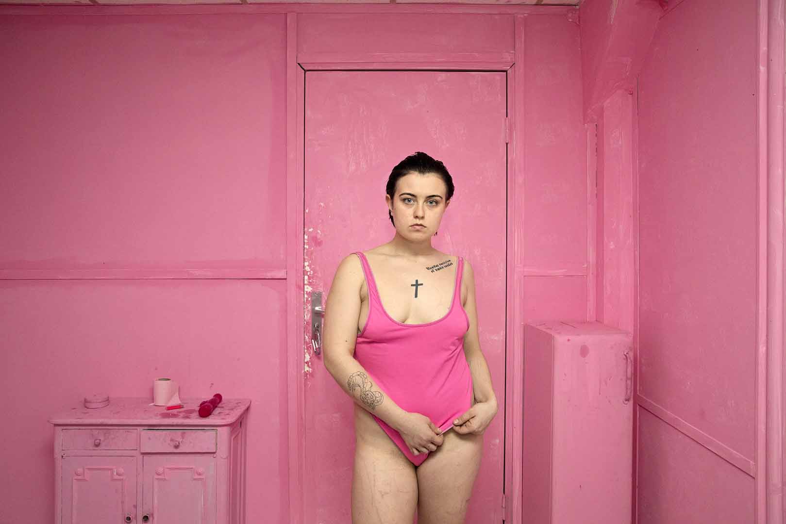 Bieke Depoorter, Agata, from Agata, a collaboration with Agata Kay, Paris, France, November 2, 2017. © Bieke Depoorter / Magnum Photos