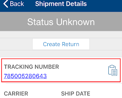 Where is the FedEx Tracking Number on a Label?