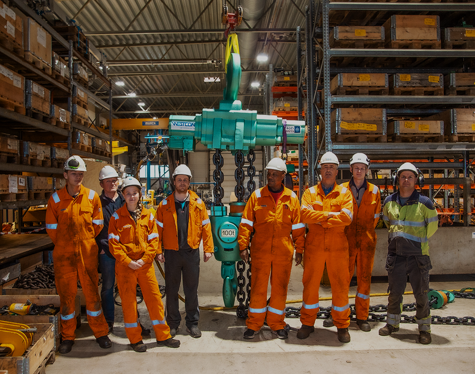 Westcon Westcon Løfteteknikk obtains long awaited 100 ton JDN air hoists