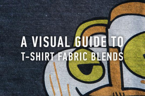 a visual guide to t-shirt fabric blends