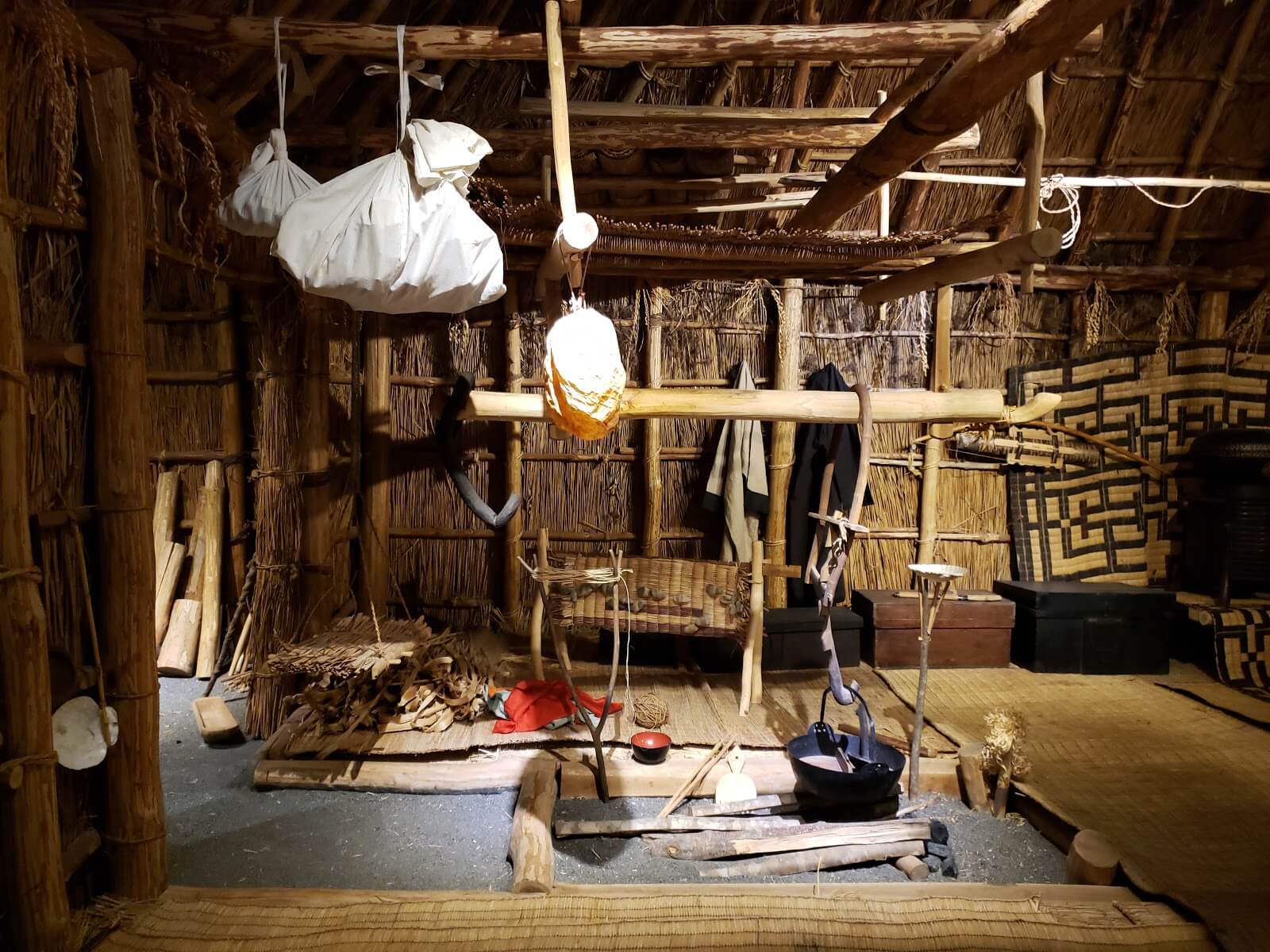 Model of a Traditional Ainu House