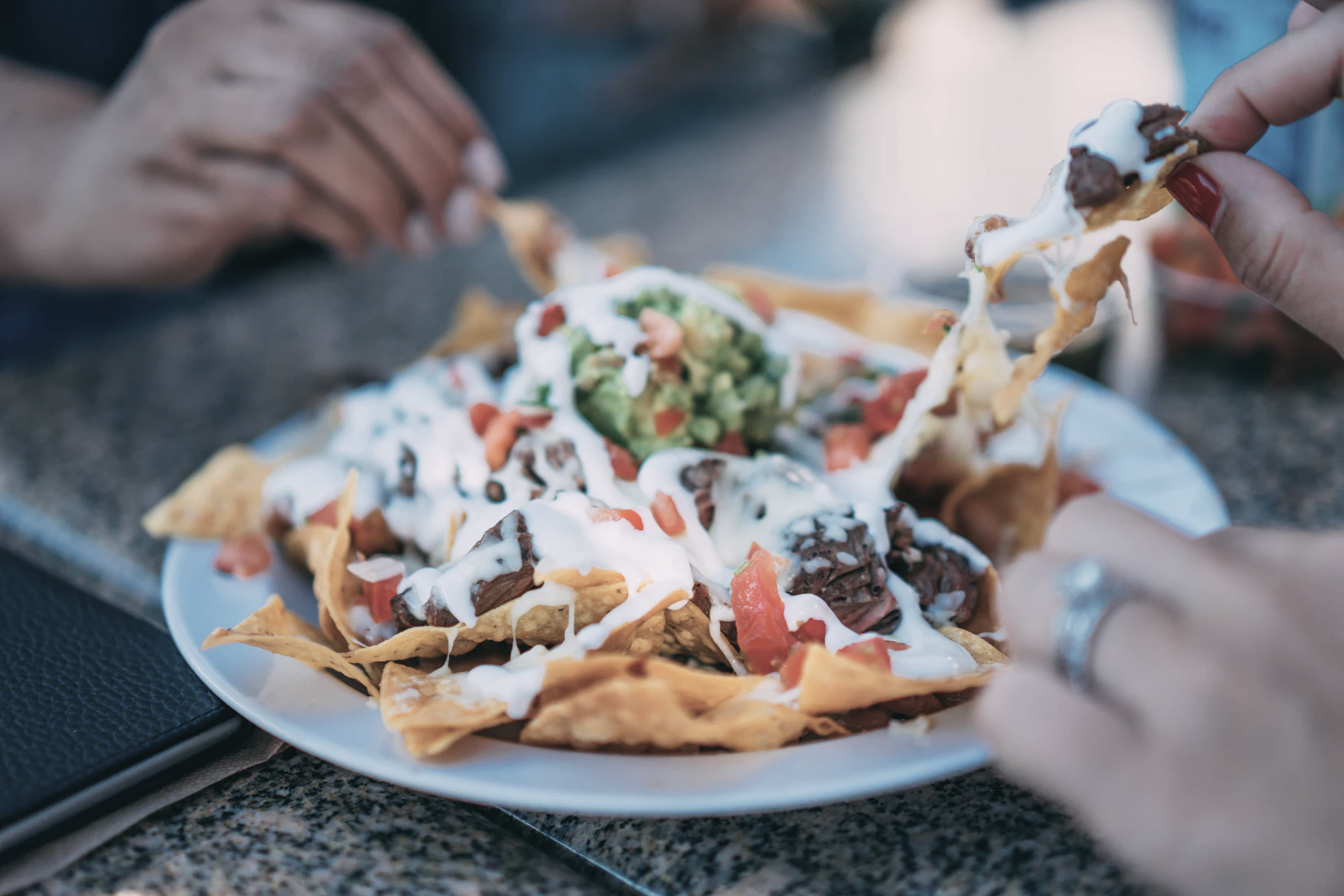 What turns lunch into a business meal?