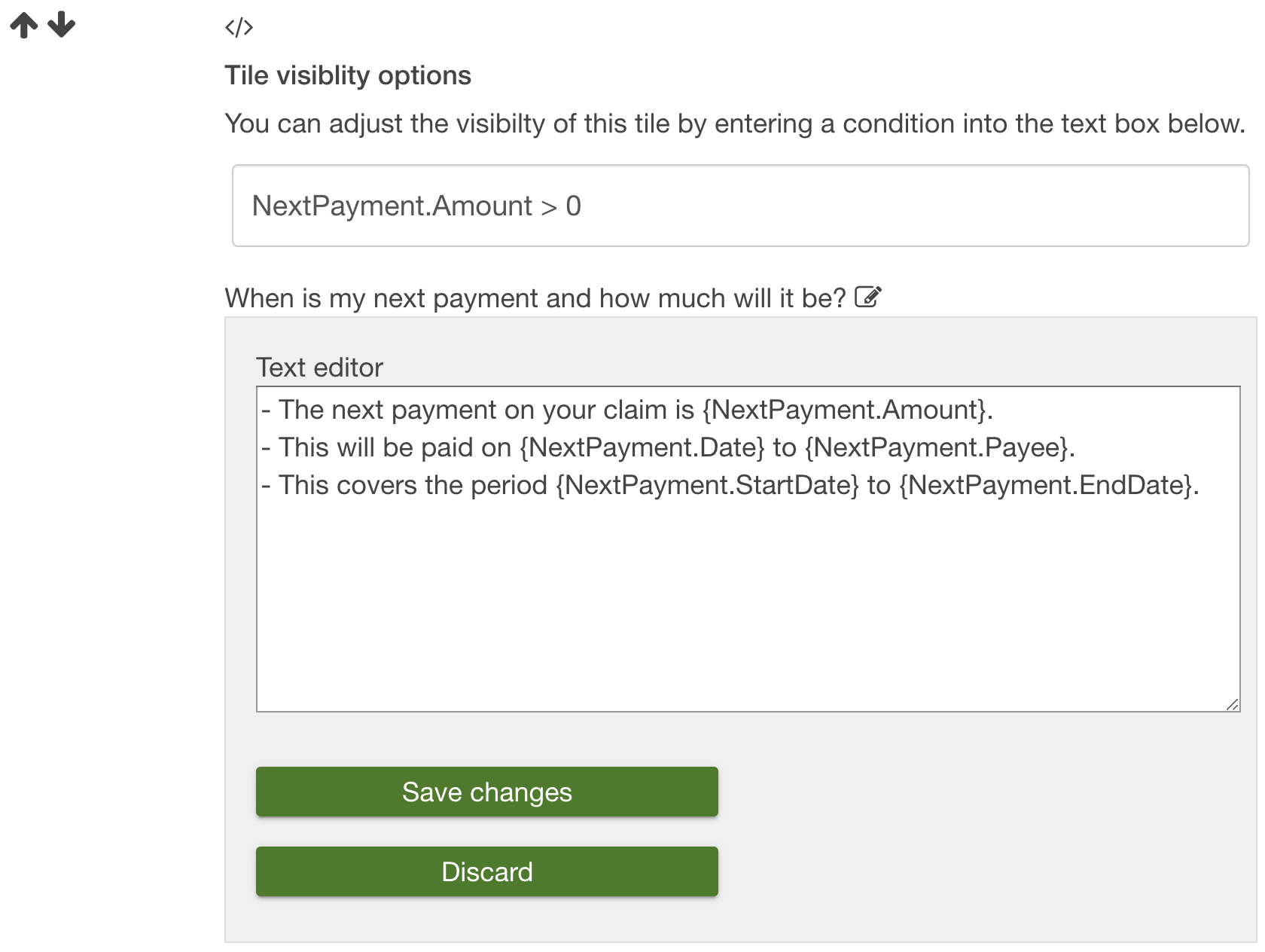 IEG4's OneVu showing personalised FAQ's