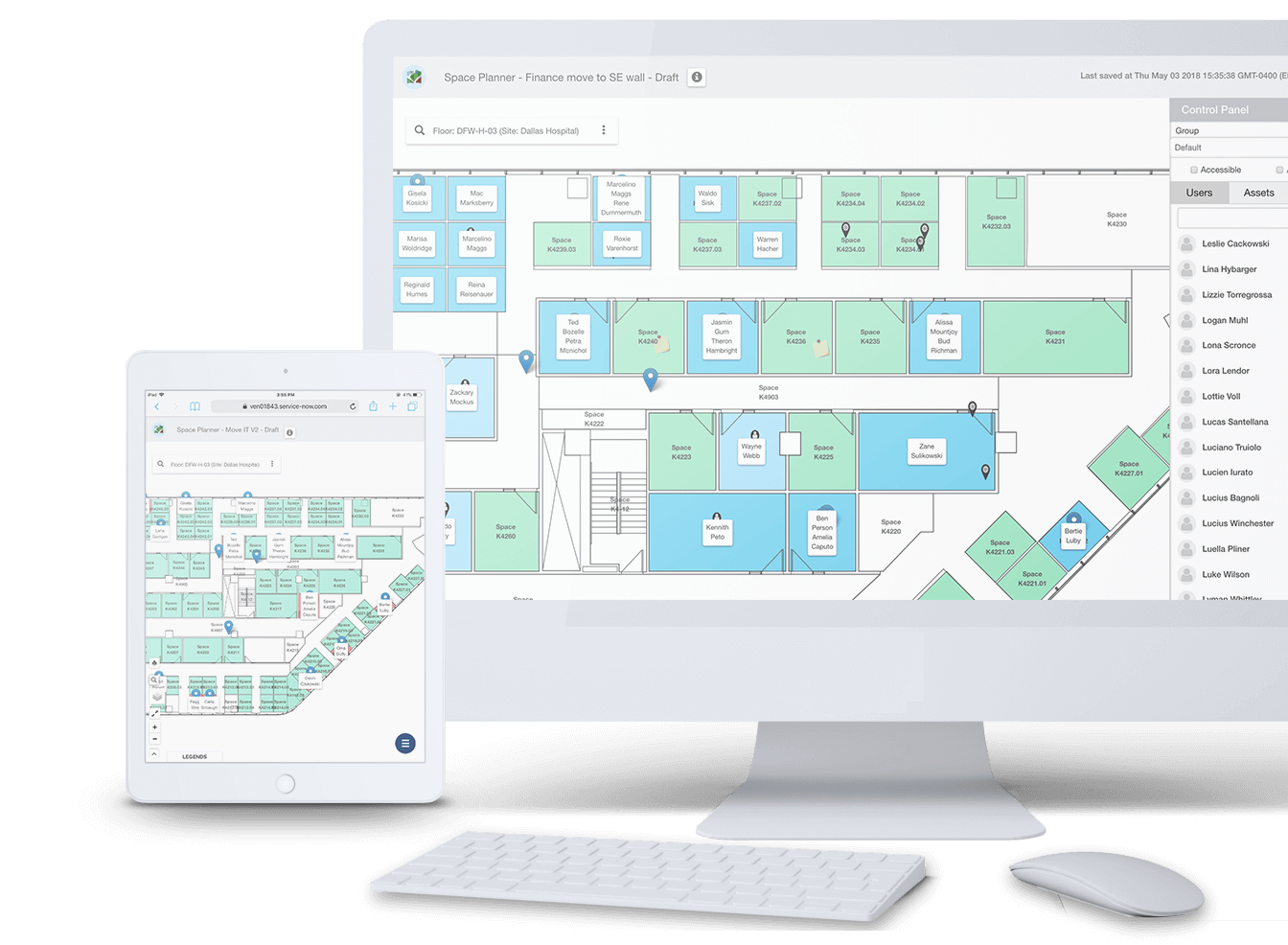Space and Move Management Software
