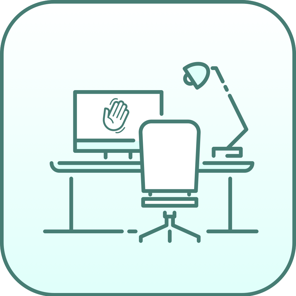 work from home icon