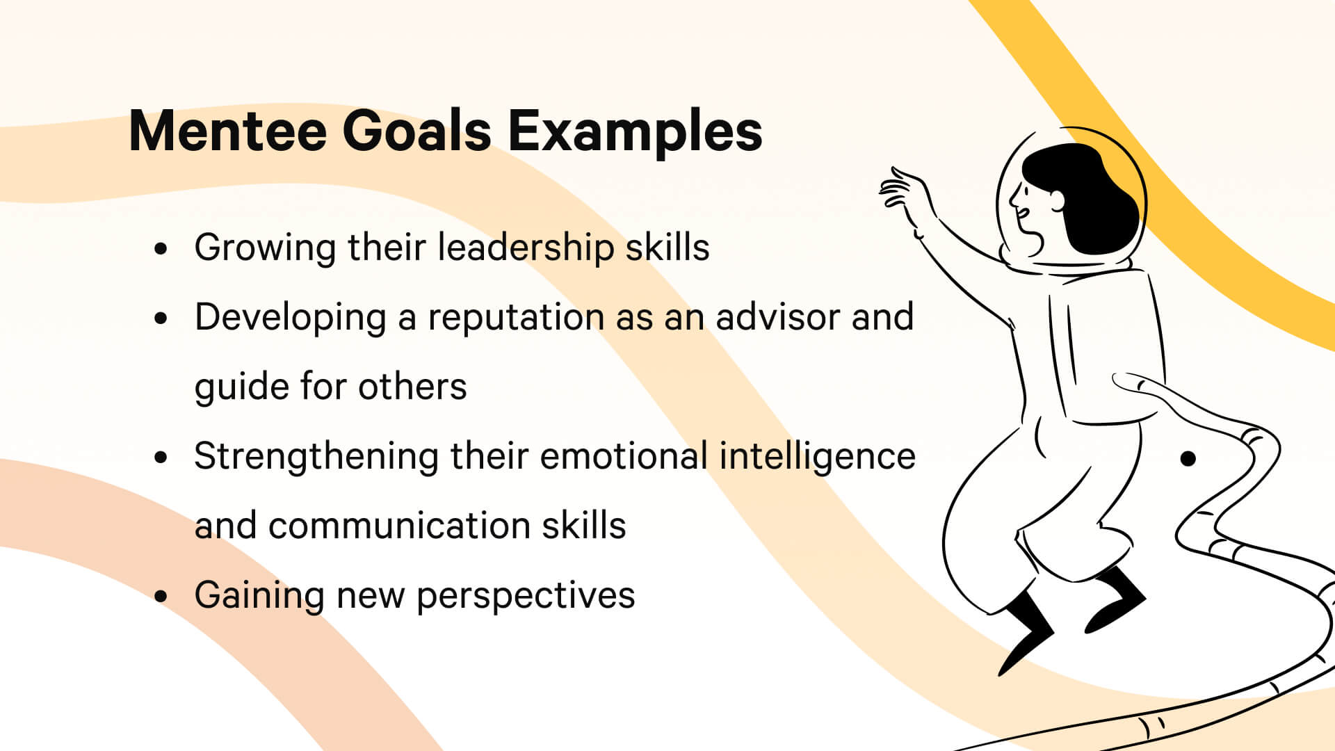 Examples of mentee goals for a mentorship program