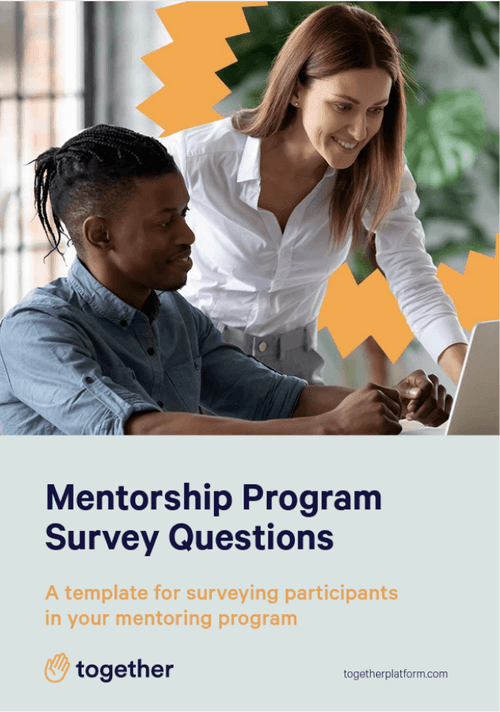 Mentorship program survey questions template | Thank you