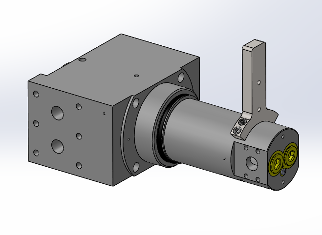 Hydraulic Swivel Model from Casting