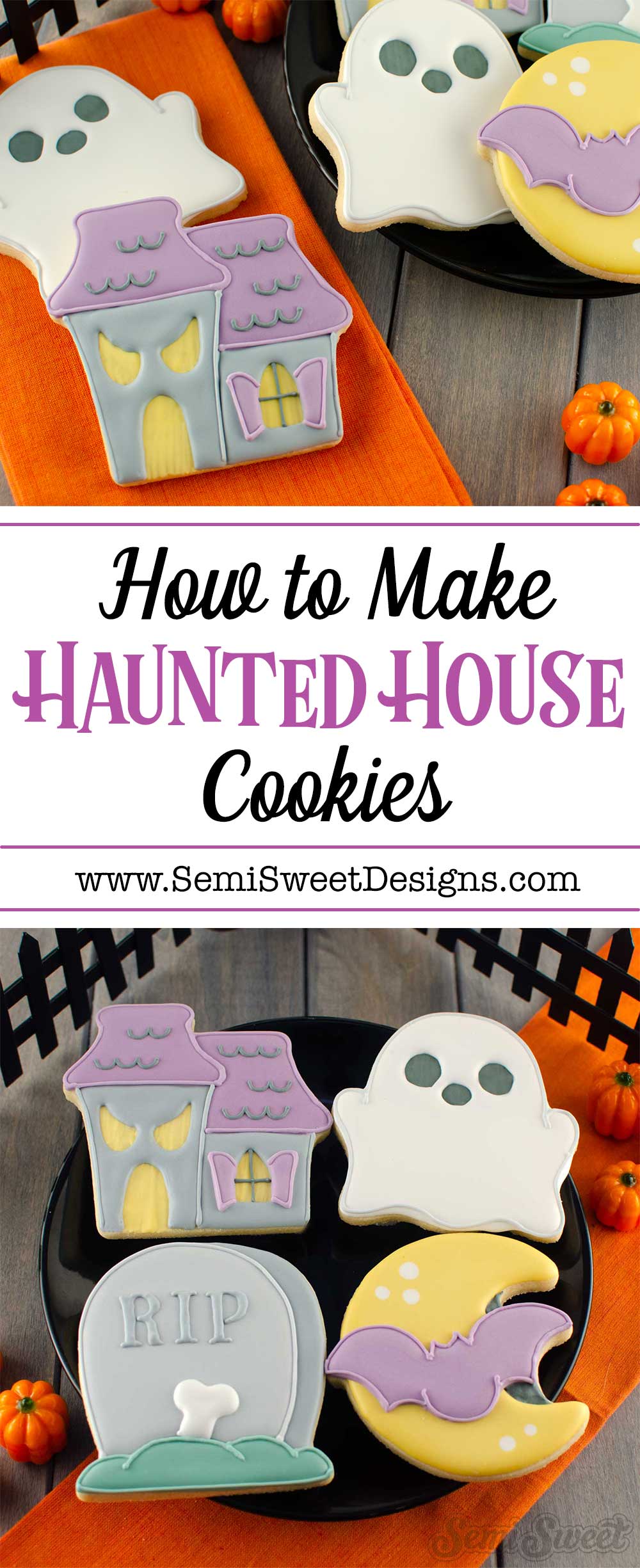 How to Make Simple Haunted House Cookies