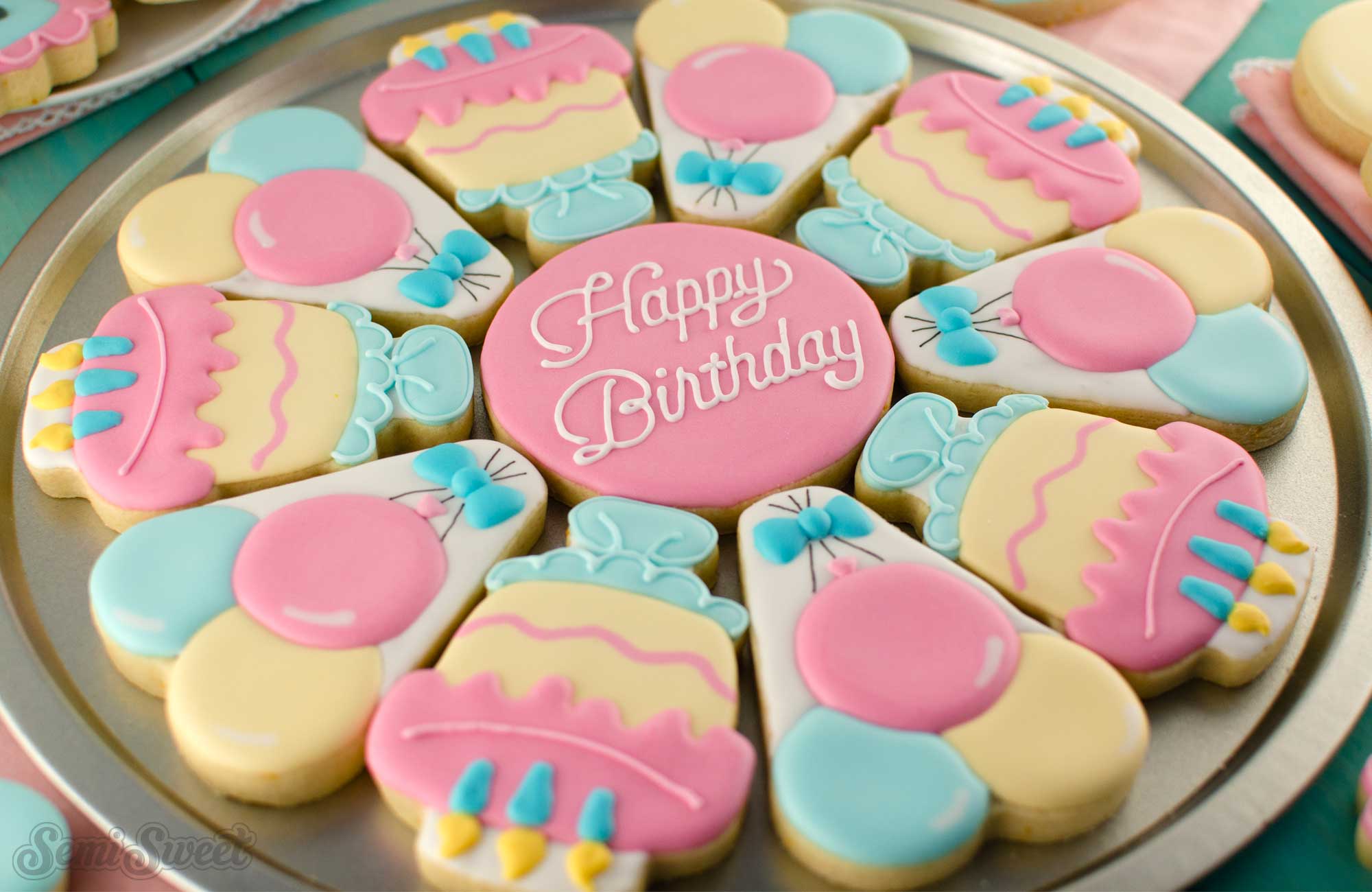 How to Make a Birthday Cookie Platter