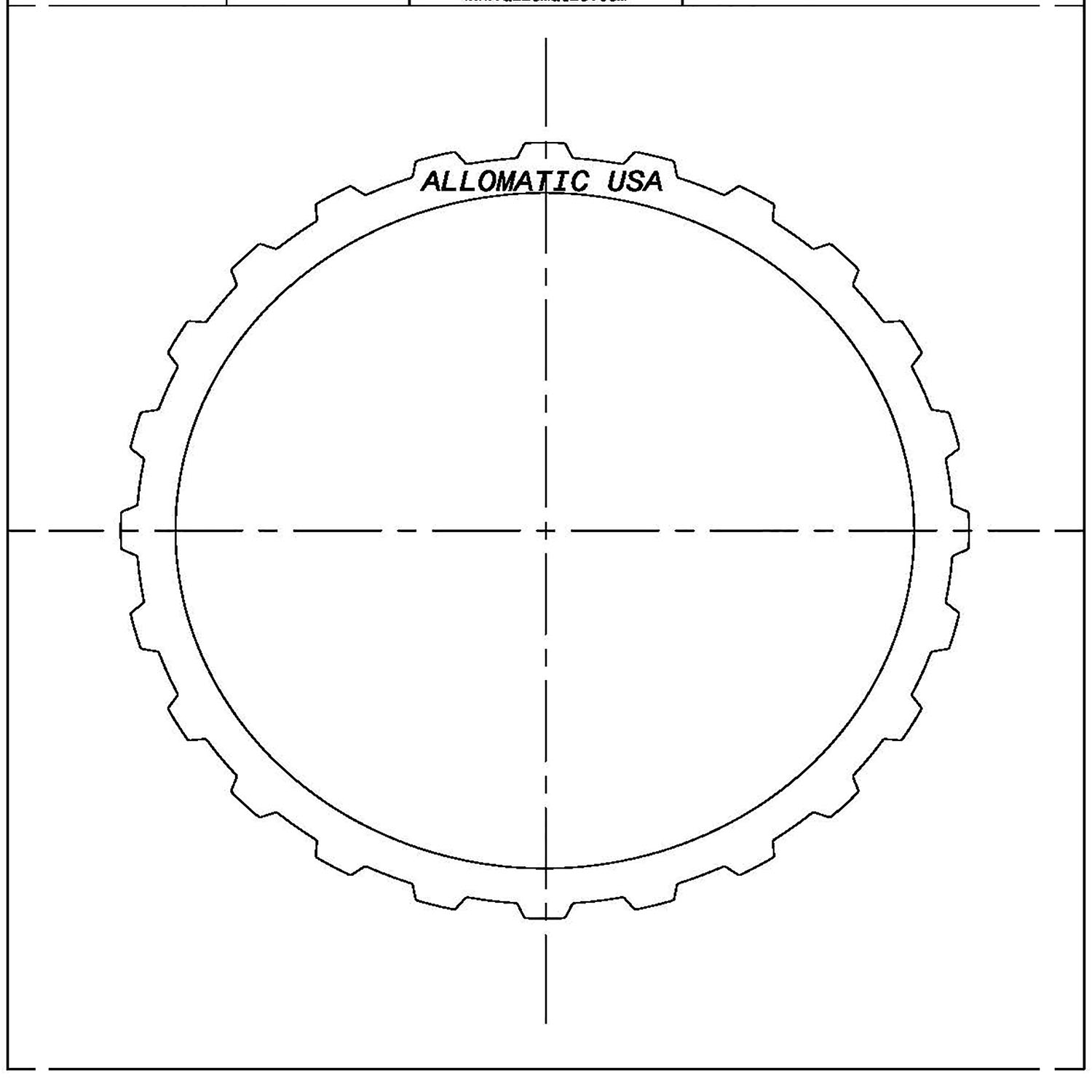31536-41X13 - RE4R01A (R4AEL), RL4R01A, RE5R01A Forward Steel Clutch Plate
