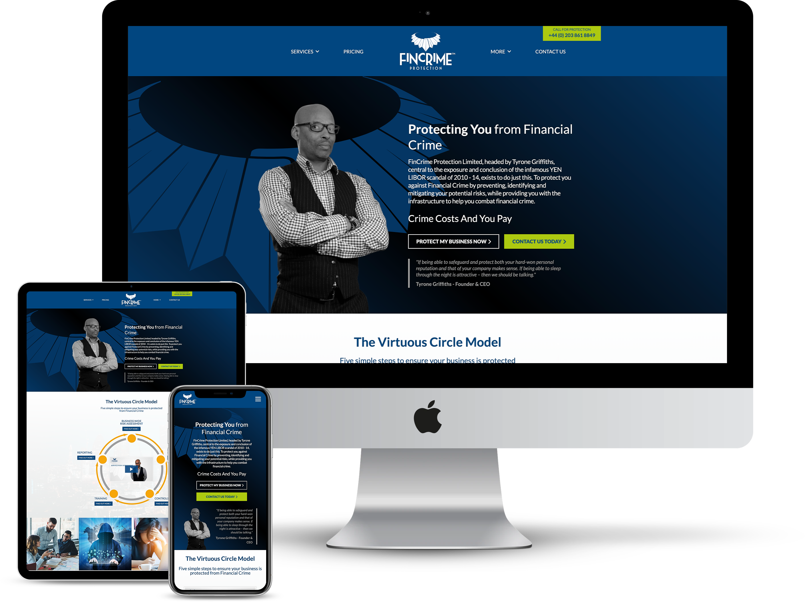 Example of a web design project
