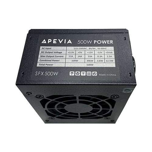Appaviac Apevia | SFX-AP500W | 500W+ | Power Supply