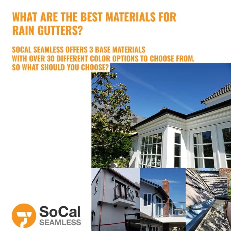 What Are The Best Materials For Rain Gutters?