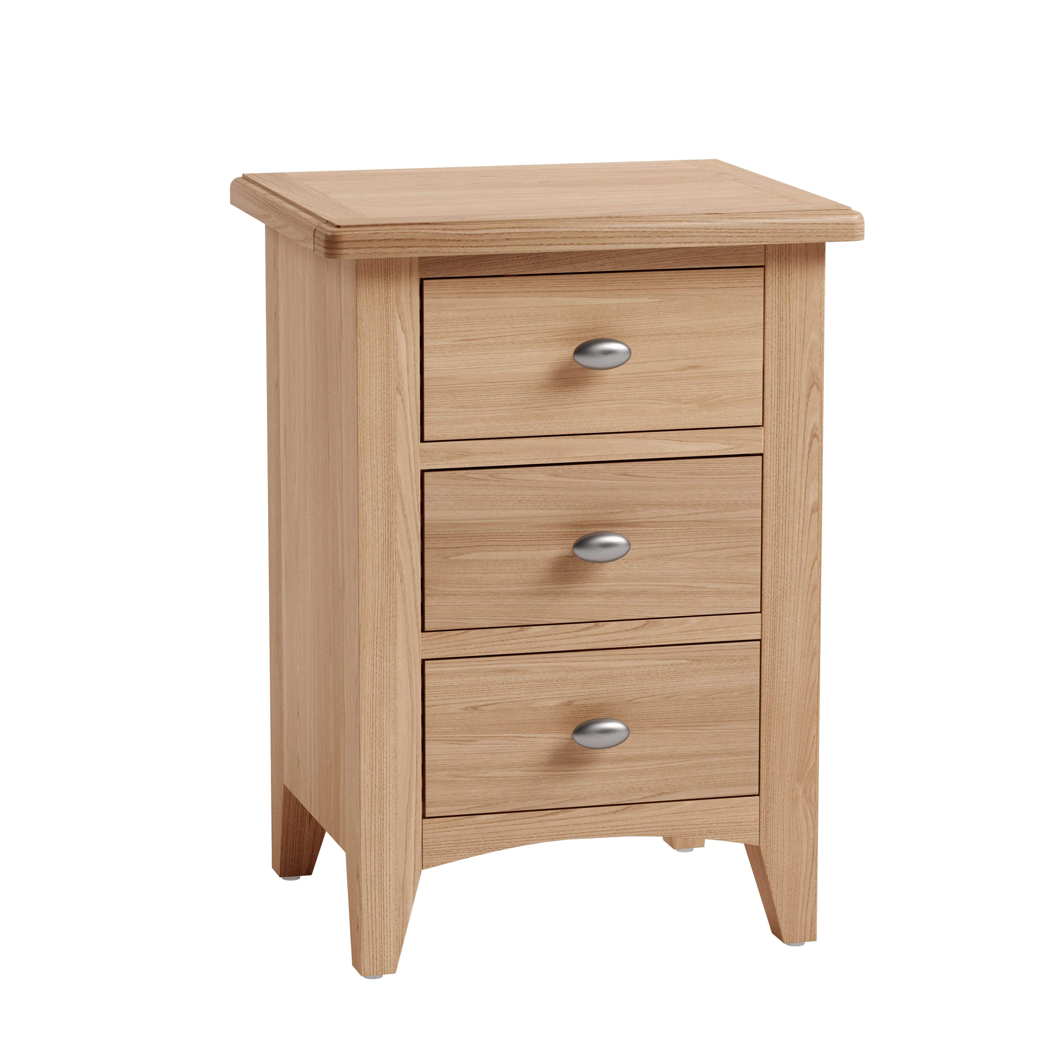 GARTON 3 Drawer Bedside Bedroom Furniture Alexander Ellis