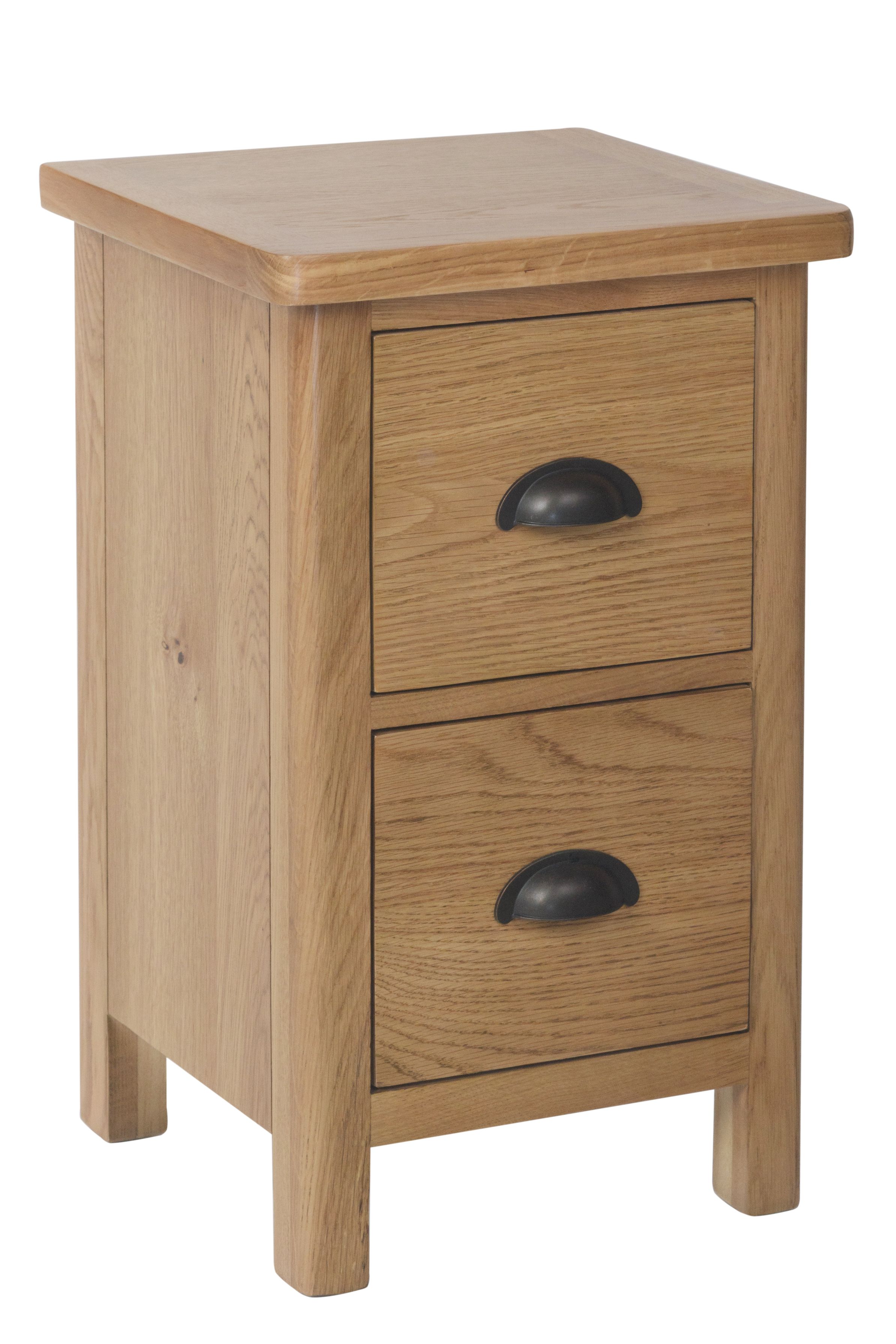 RAYWELL Oak Small Bedside Cabinet