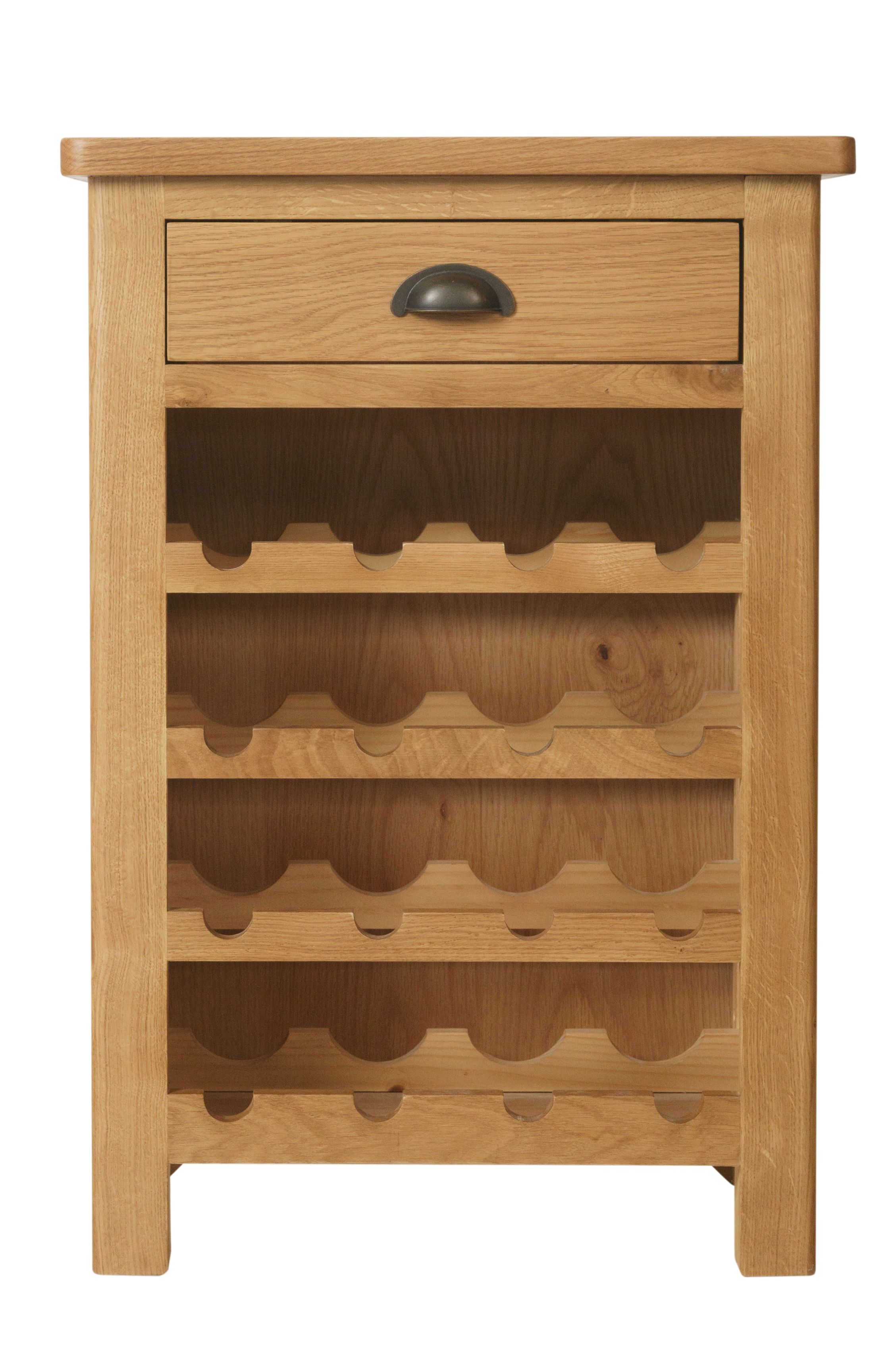 RAYWELL Oak Wine Living & Dining Furniture Alexander Ellis