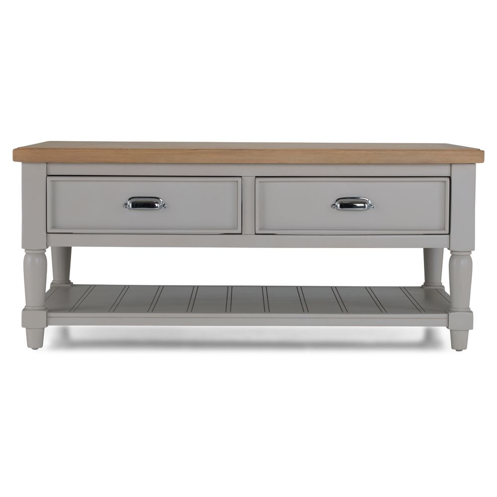 SALISBURY Coffee Table with Drawers Living & Dining Furniture