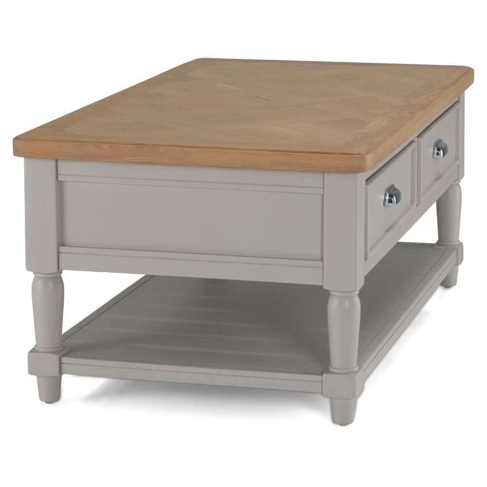 SALISBURY Coffee Table with Drawers Living & Dining Furniture