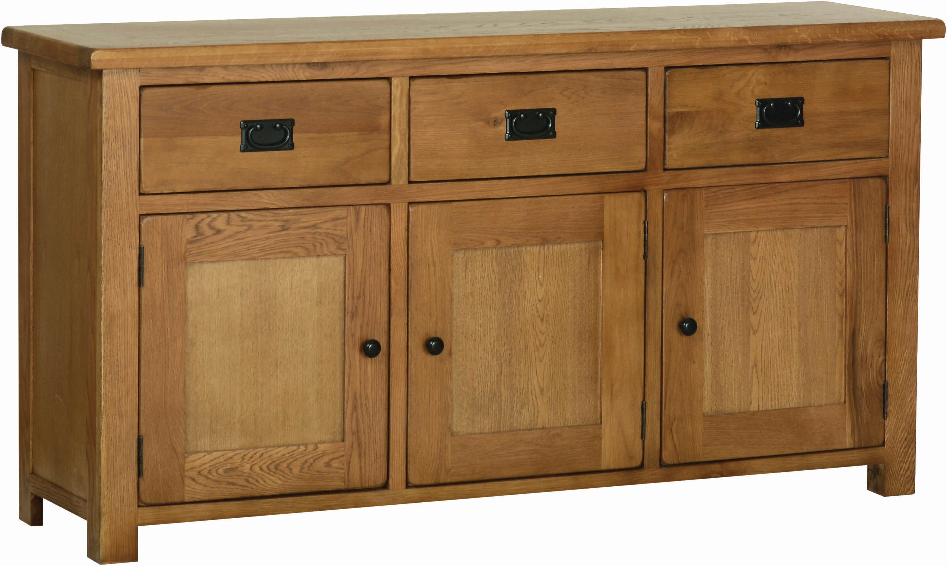 Rustic Oak Large Sideboard Living Dining Furniture Alexander Ellis