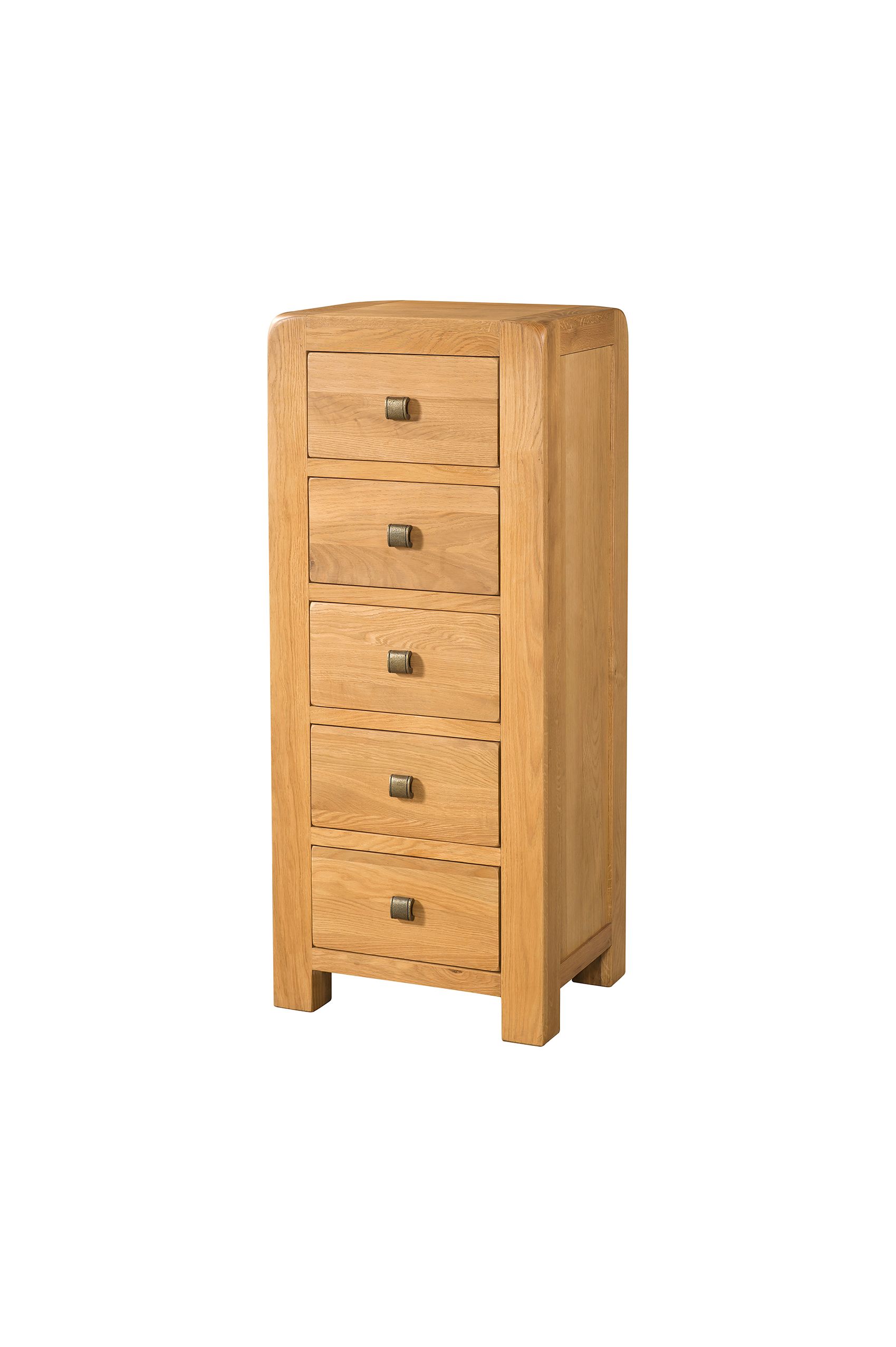 DAVENPORT 5 Drawer Tall Chest Bedroom Furniture Alexander Ellis