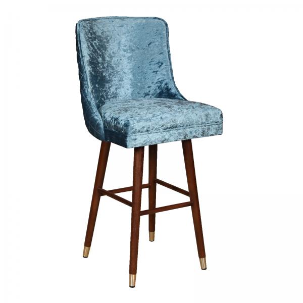Upholstered Clare Bar Stool Quilted Back Alexander Ellis
