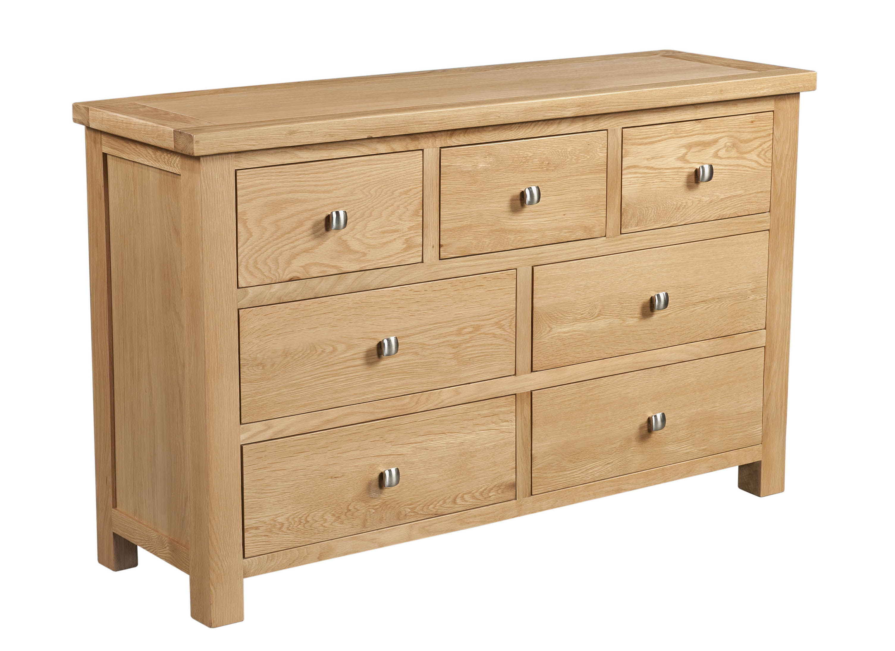 DORCHESTER OAK 3 Drawer Bedside Table Bedroom Furniture Alexander Ellis