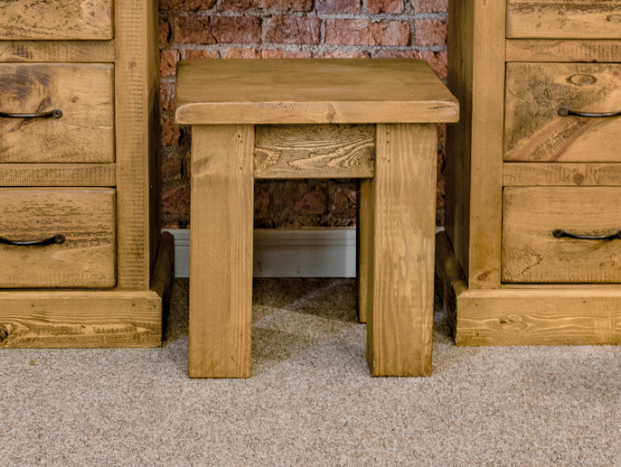 RUSTIC Dressing Table Stool Bedroom Furniture Alexander Ellis