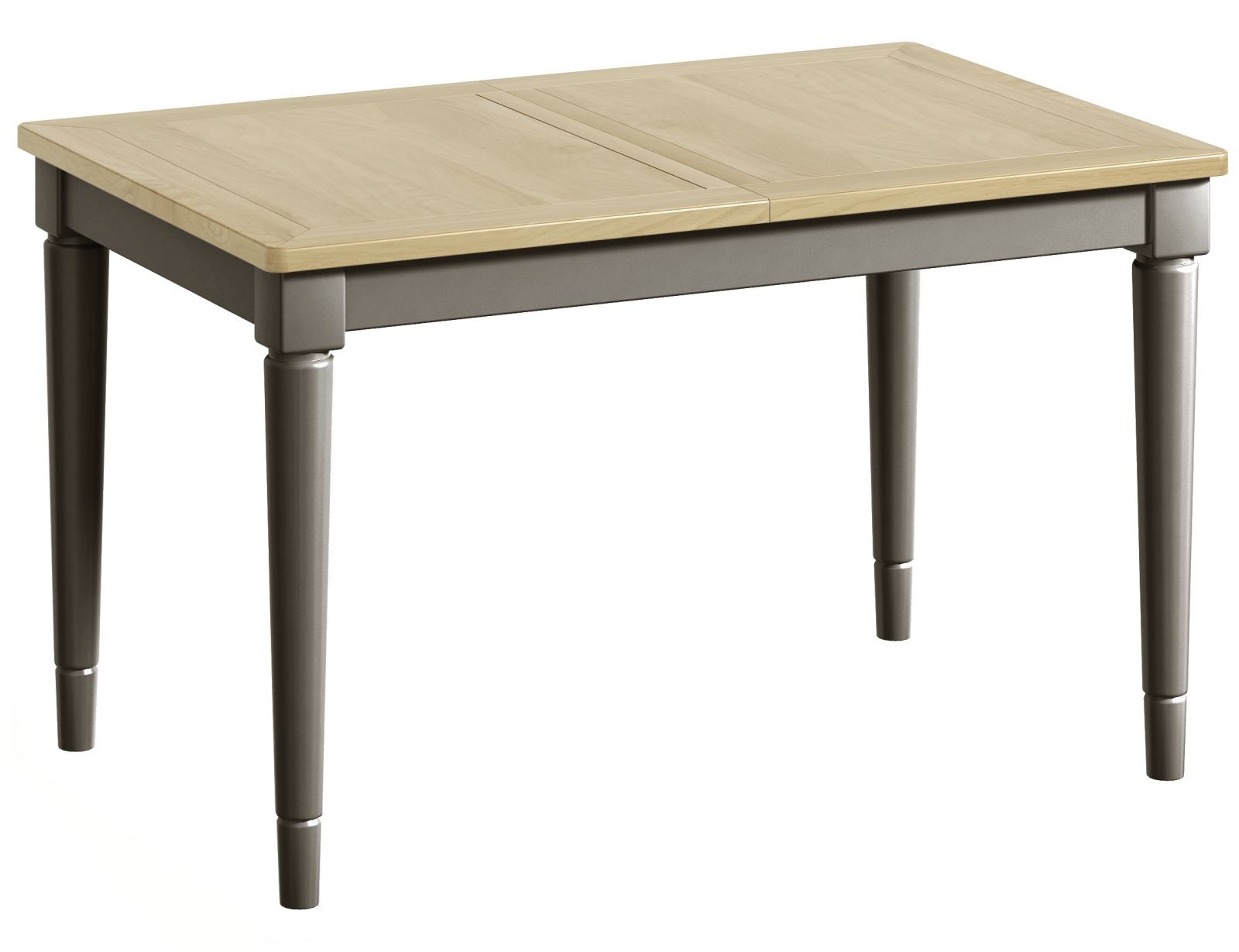 HUTTON Small Extending Dining Table Pewter Living & Dining