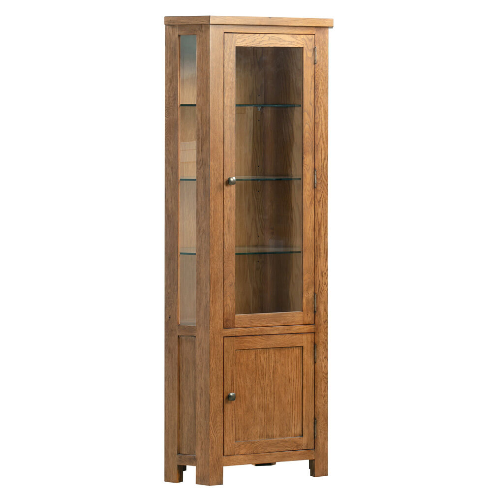 DORCHESTER RUSTIC Glazed Corner Display Living & Dining