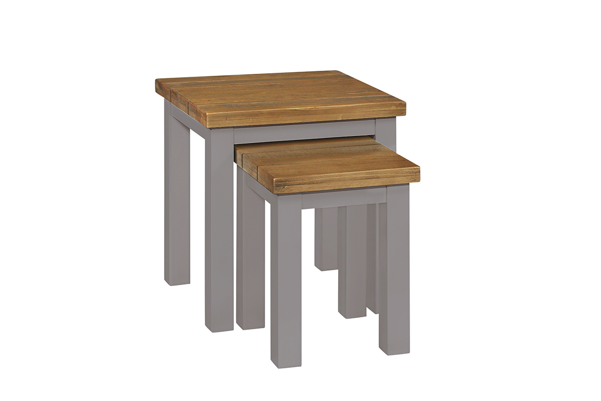 Cotswold Grey Nest Of 2 Tables Living & Dining Furniture