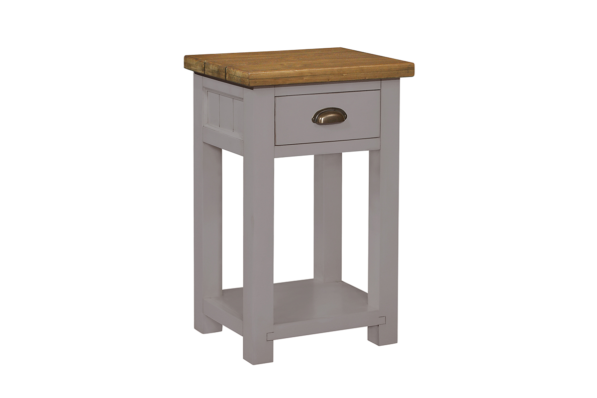 Cotswold Grey 1 Drawer Console Table Living & Dining Furniture
