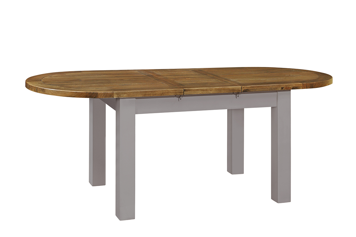 Cotswold Grey 1.8m Oval Extending Table Living & Dining Furniture