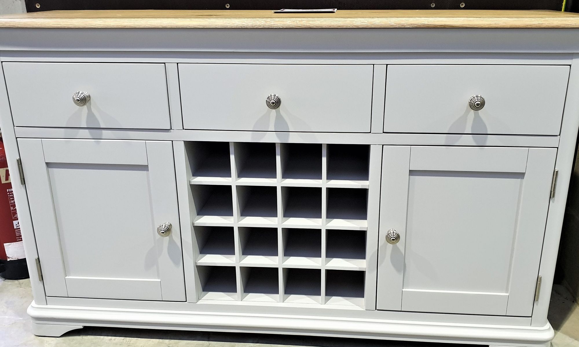 Brighton - 2 Door 3 Drawer Sideboard with Wine Rack | Living & Dining ...