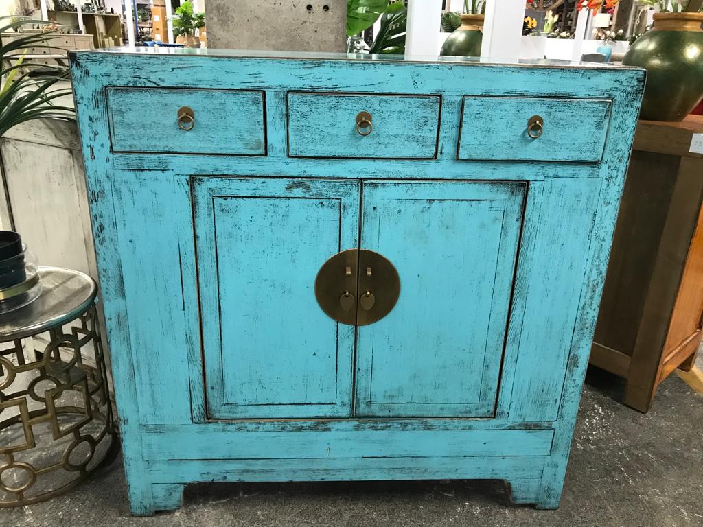 Casa Turquoise 3 Drawer 2 Door Living & Dining Furniture