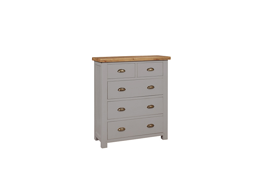 Cotswold Grey 2+3 Chest Bedroom Furniture Alexander Ellis