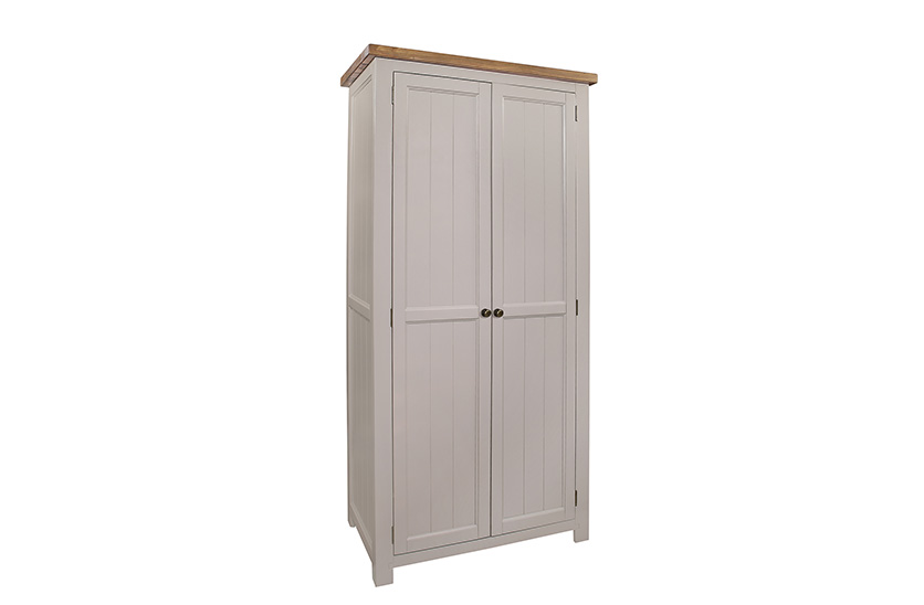 Cotswold Grey 2 Door Wardrobe Bedroom Furniture Alexander Ellis