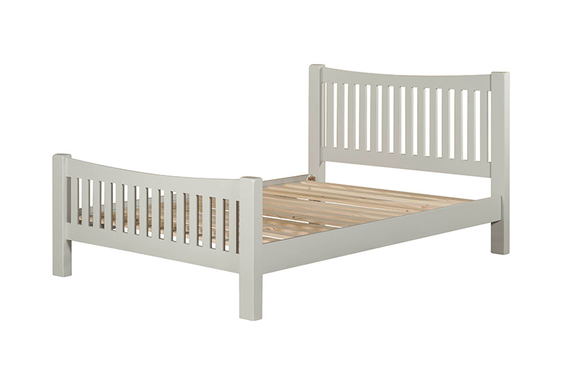 Wexford Grey 4'6" Double Bed Bedroom Furniture Alexander Ellis