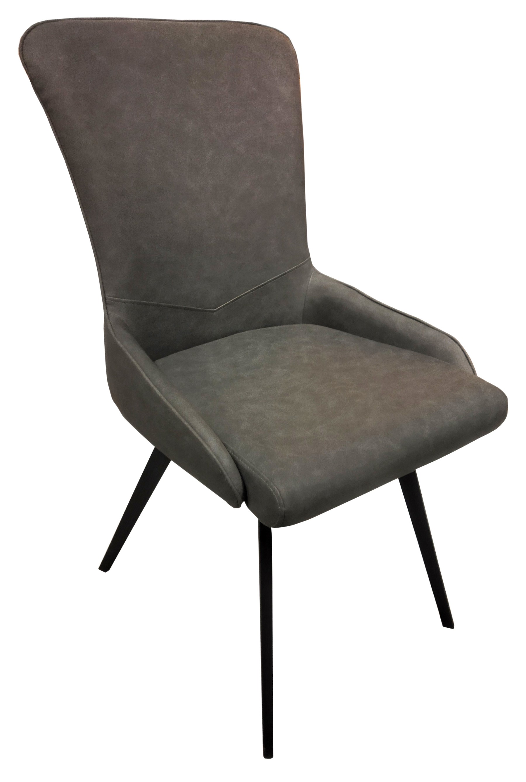 AUSTIN Dining Chair Grey PU Living & Dining Furniture Alexander Ellis