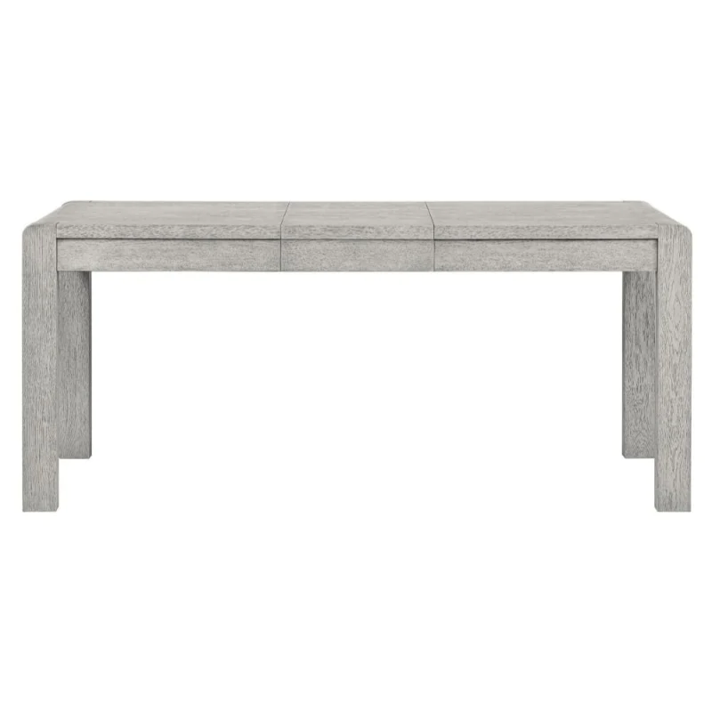 Arezzio Grey Washed Oak Dining Table, 135cm175cm Rectangular Compact