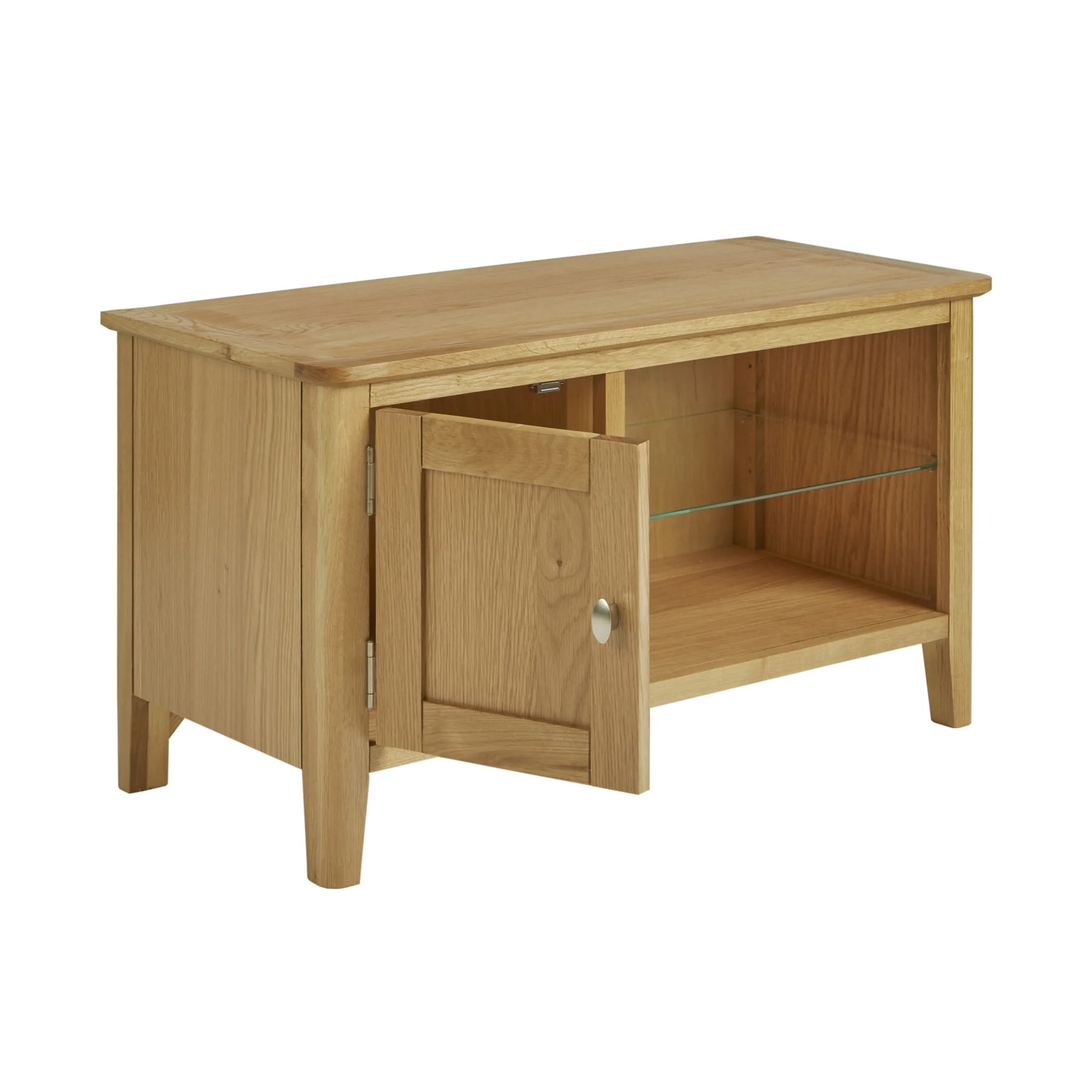 BARI Oak Small TV Unit Living & Dining Furniture Alexander Ellis