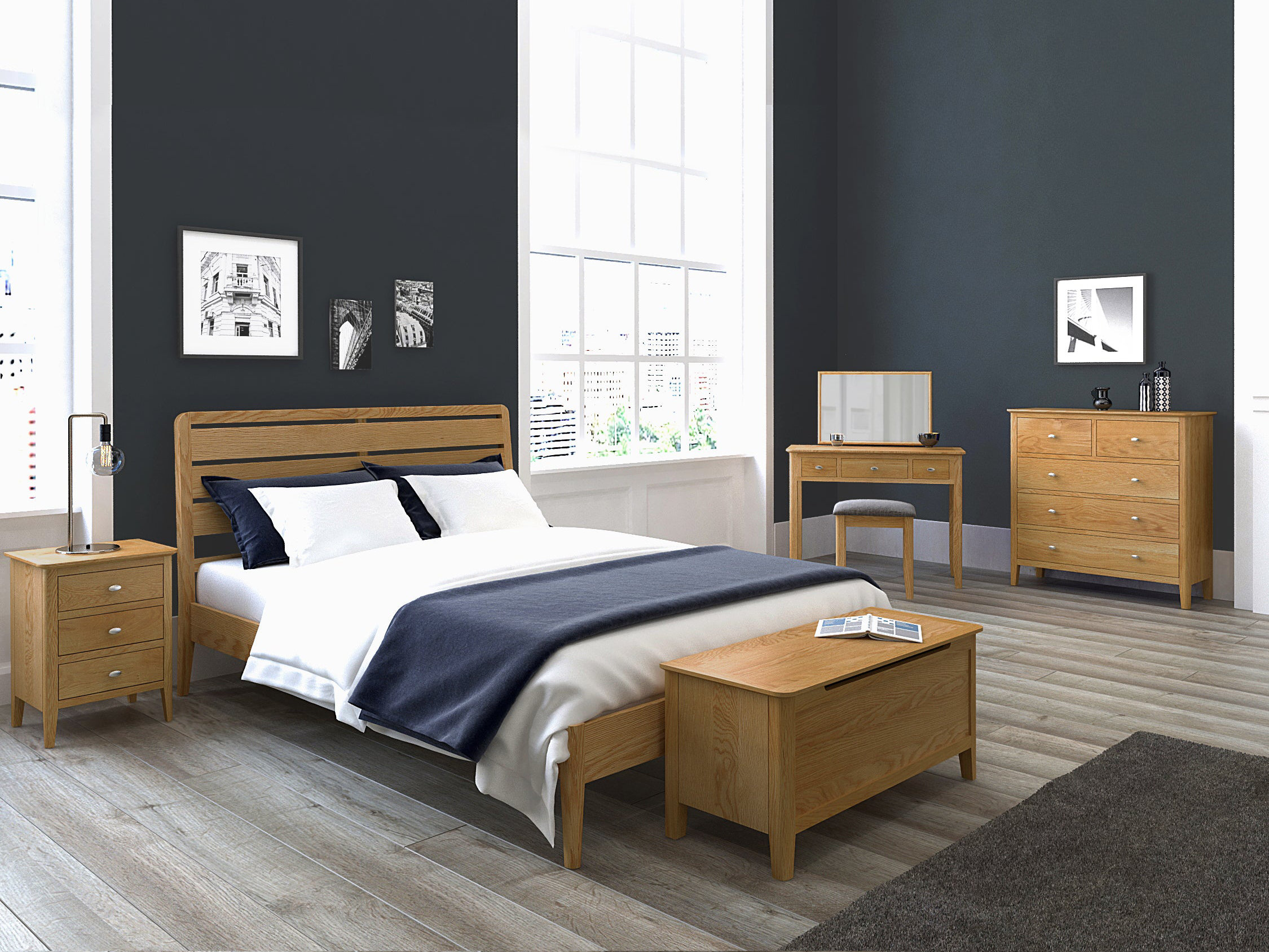 BARI Collection Oak Bedroom Furniture Alexander Ellis