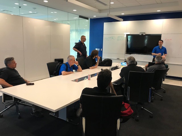 Asset Vue founders at client meeting