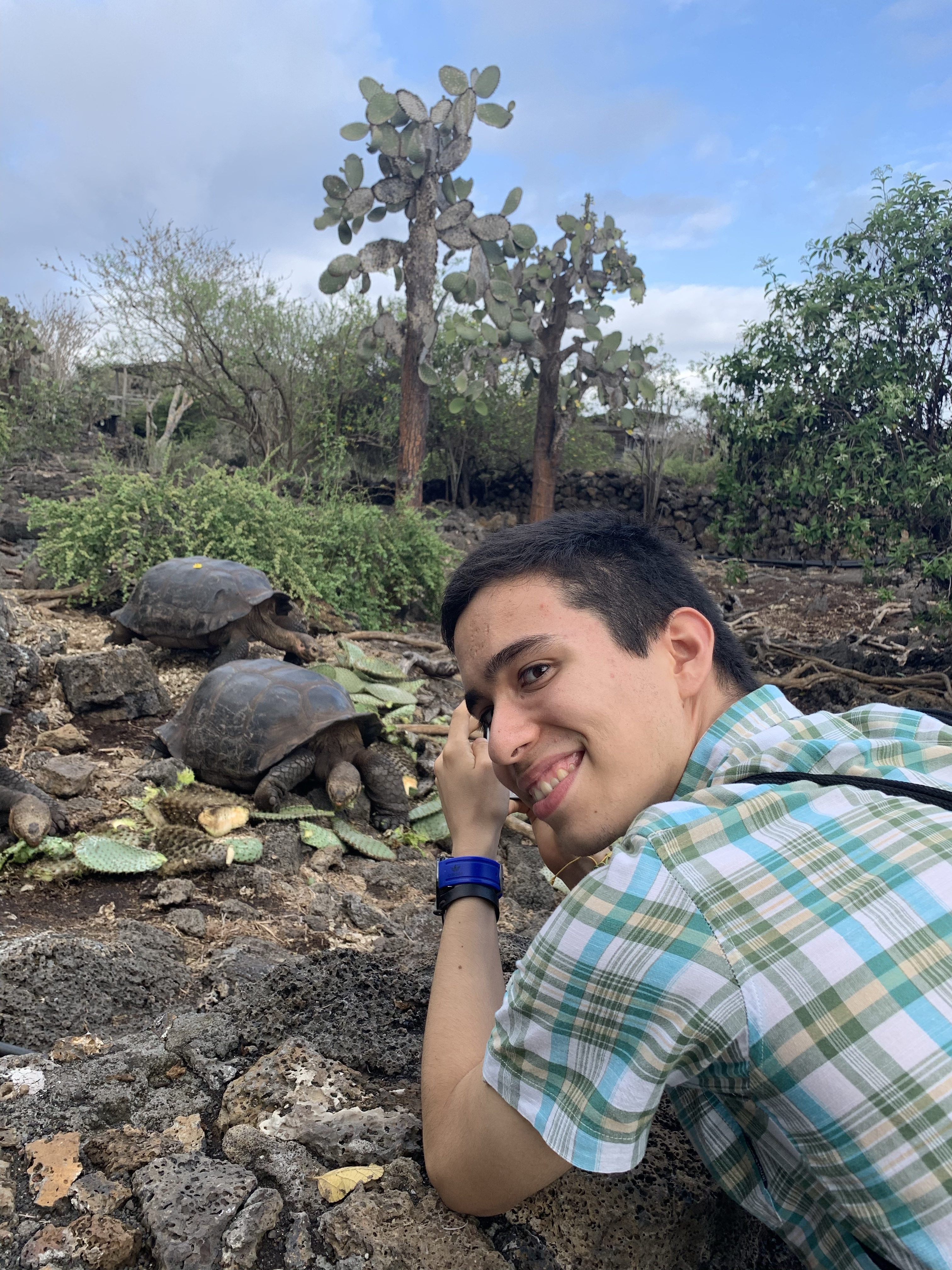 Nicolás & the giant tortoises