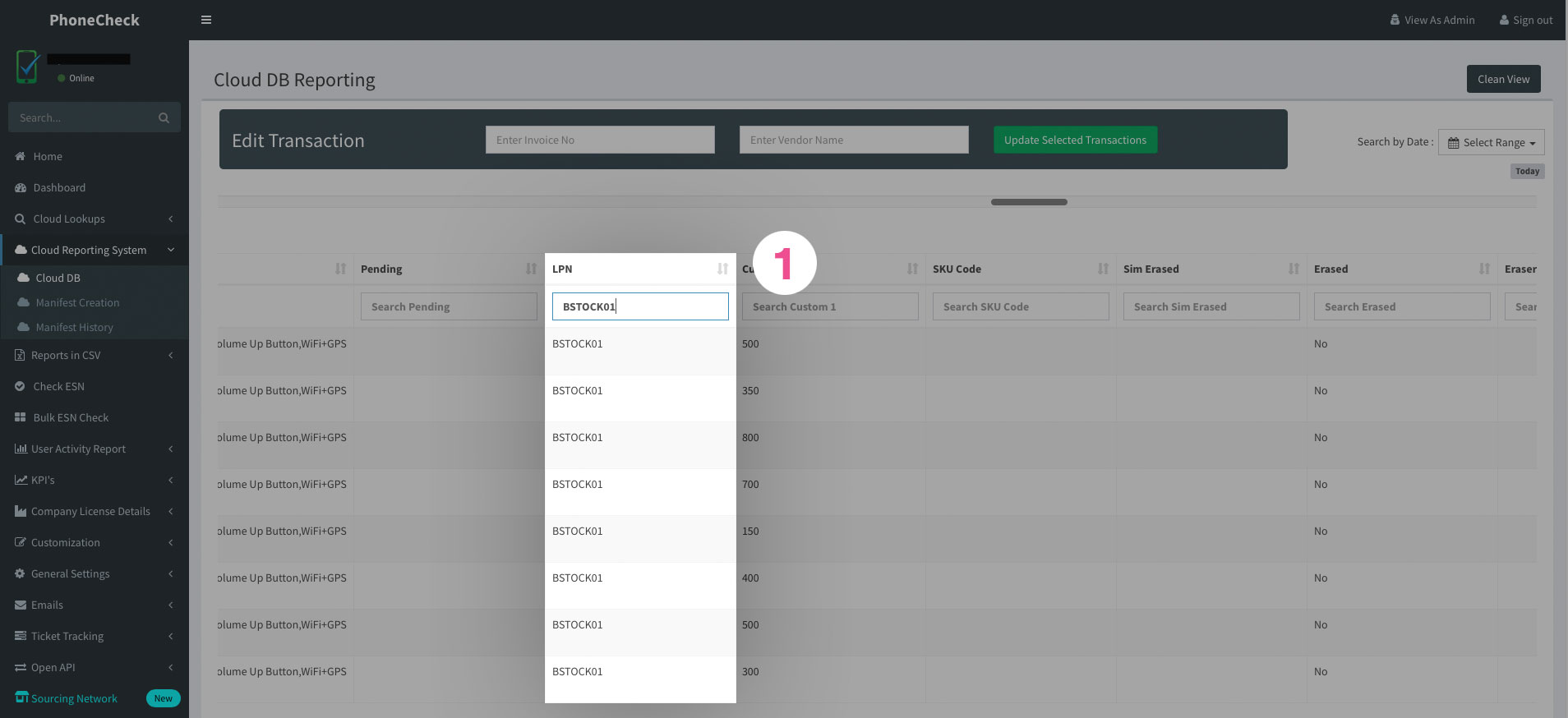 Bstock auction exports instructions Phonecheck