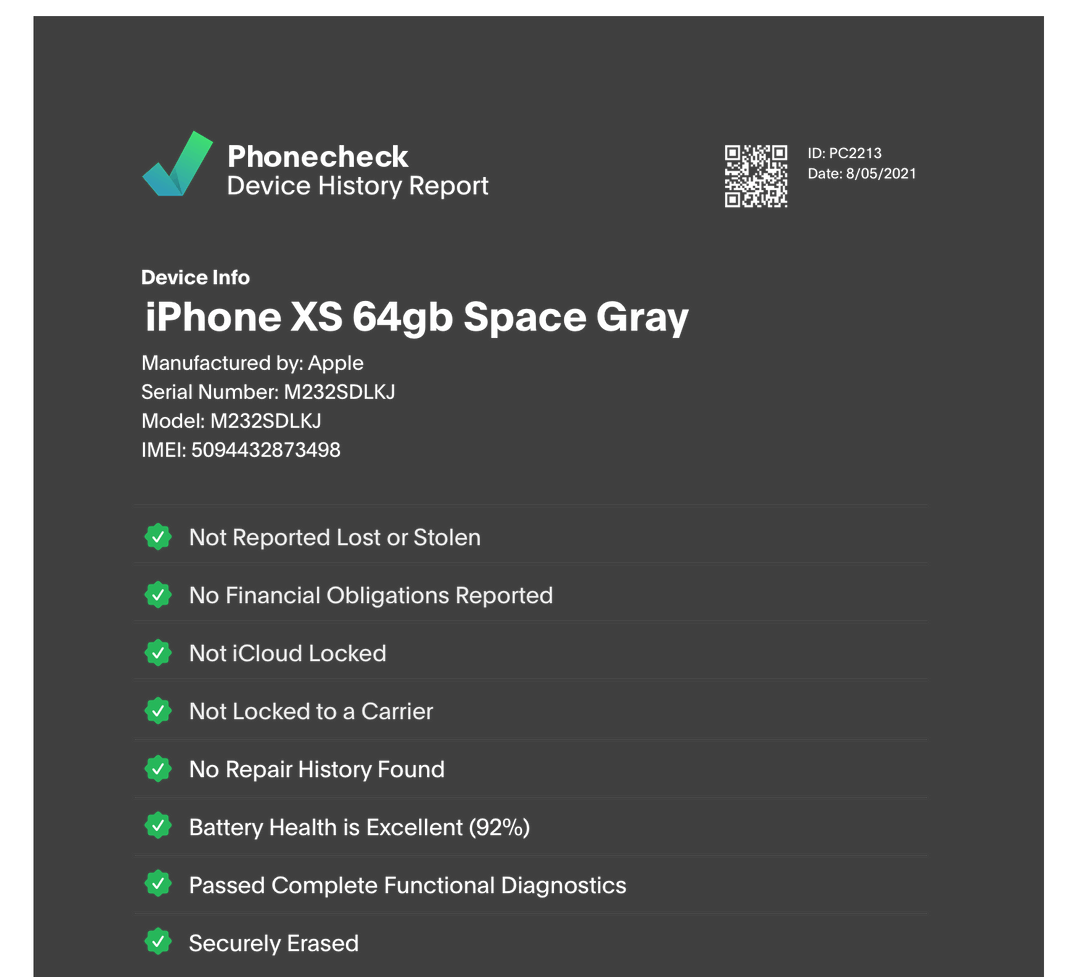Device History Report