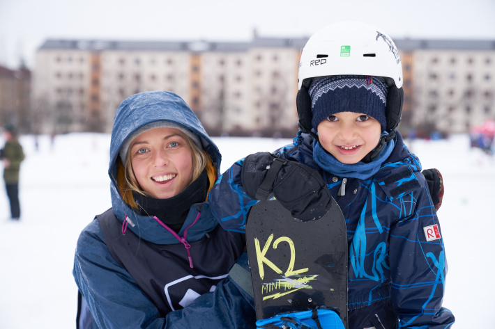 Snøfest på Ola Narr