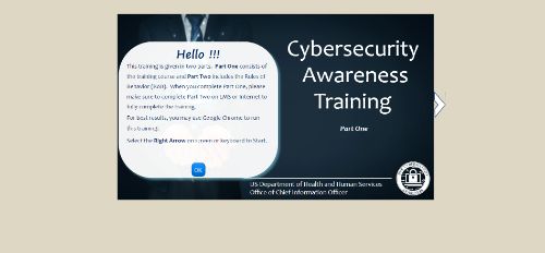 cybersecurity awareness training free