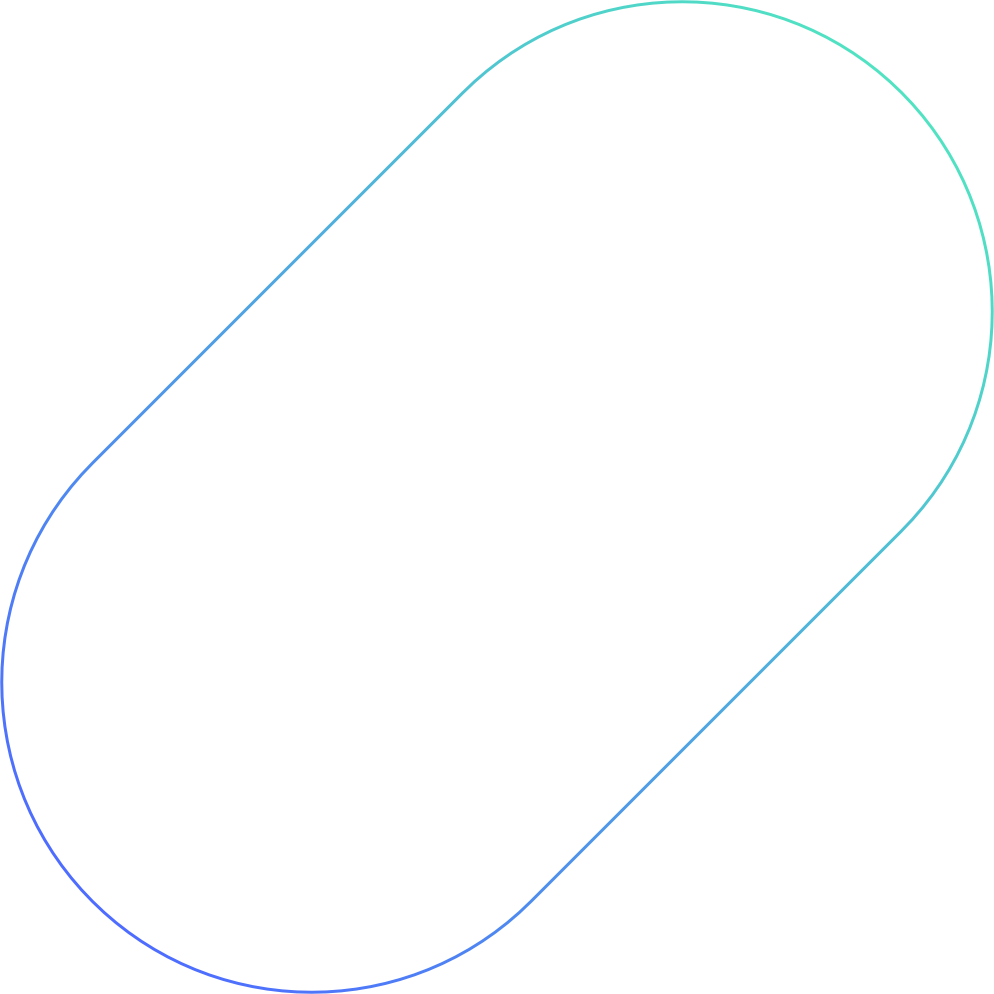 Pill shape graphic embellishment