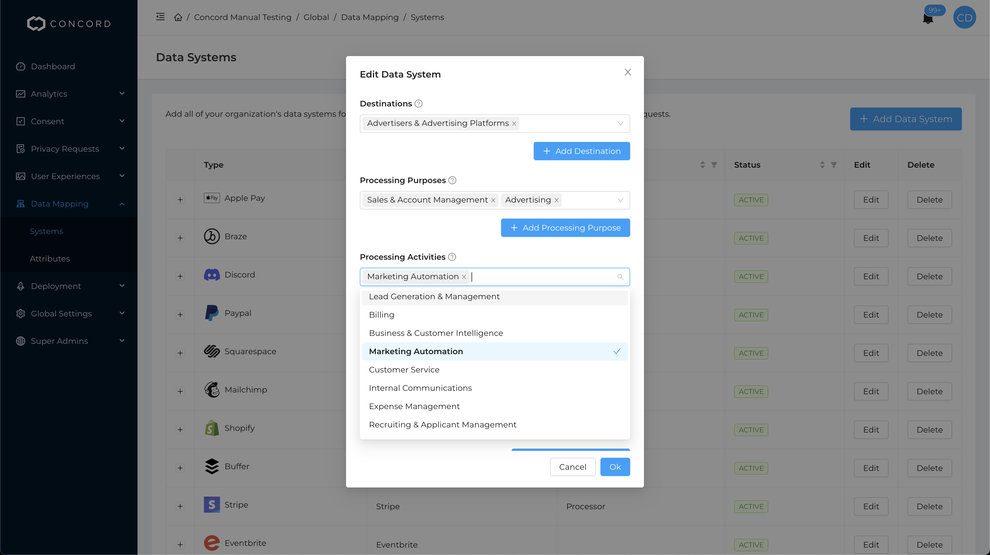 Powerful data mapping for data privacy compliance